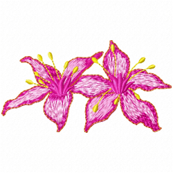 Flowers And Tree Embroidery Design 2 Flowers And Tree Embroidery Design 2